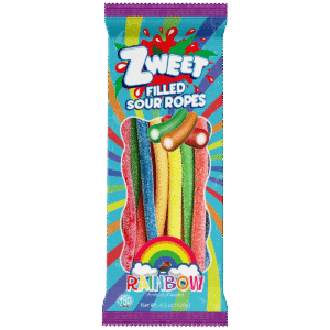 Sour Rainbow Filled Ropes | 4.5 oz