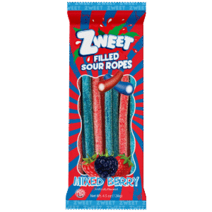 Sour Mixed Berry Filled Ropes | 4.5 oz