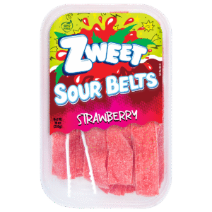 Sour Strawberry Belts | 10 oz