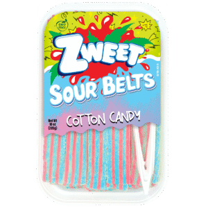 Sour Cotton Candy Belts | 10 oz