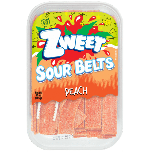 Sour Peach Belts | 10 oz