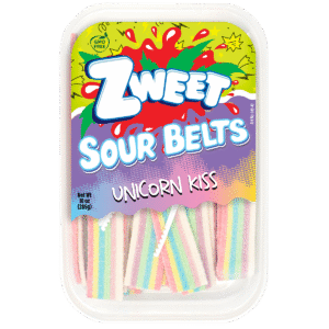 Sour Unicorn Kiss Belts | 10 oz