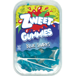 Gummy Blue Sharks | 10 oz