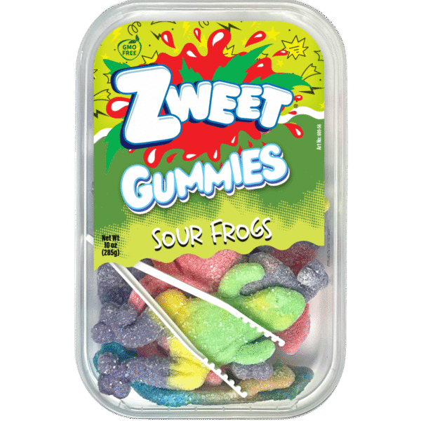 Sour Gummy Frogs | 10 oz | Zweet
