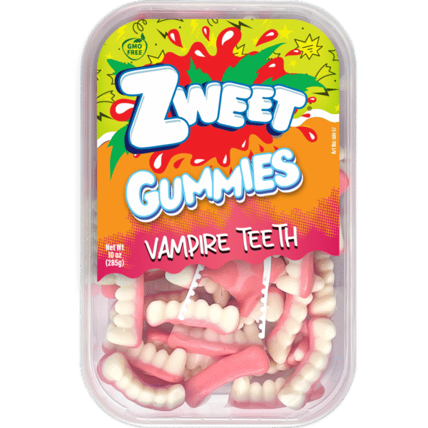 Gummy Vampire Teeth | 10 oz
