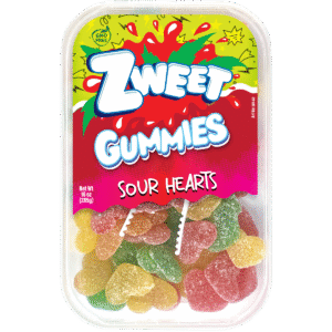 Sour Gummy Hearts | 10 oz