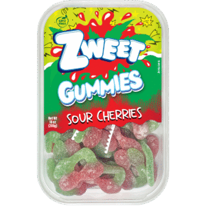 Sour Gummy Cherries | 10 oz