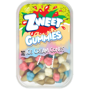 Gummy Ice Cream Cones | 10 oz
