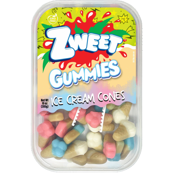 Gummy Ice Cream Cones | 10 oz