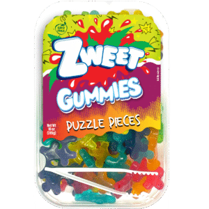 Gummy Puzzle Pieces | 10 oz | Zweet