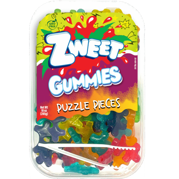 Gummy Puzzle Pieces | 10 oz | Zweet