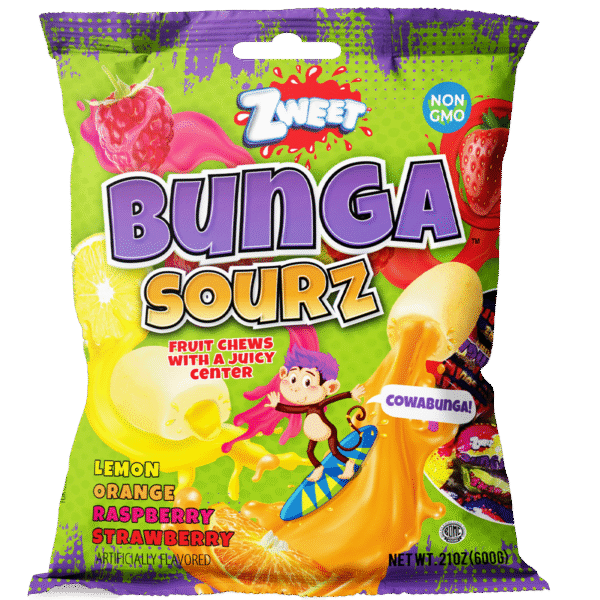 Bunga Sourz | Fruit chews | 21 oz