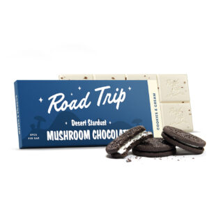 Desert Stardust Mushroom Chocolate Bar – Cookies & Cream