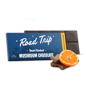 Desert Stardust Mushroom Chocolate Bar – Dark Chocolate Orange