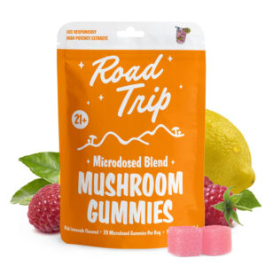 Road Trip Microdosed Mushroom Gummies – Pink Lemonade