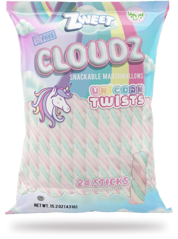 Marshmallow Unicorn Sticks -24 sticks| 15.2 oz